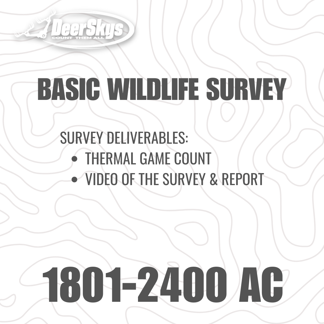 Basic - Thermal Wildlife Survey 1801-2400 Acres