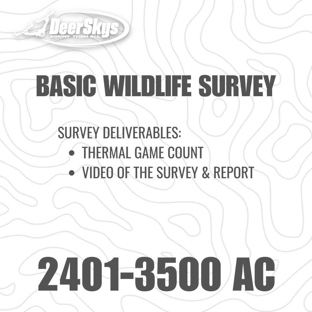 Basic - Thermal Wildlife Survey 2401-3500 Acres